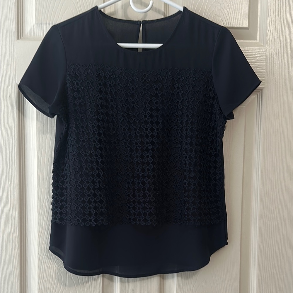 Loft Navy Women's Top